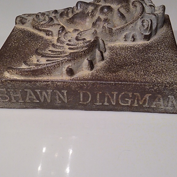 ANGEL *Signed iron bisque wash, Atlantis Tile, like Sid Dickens. *Rare & Retired - Picture 6 of 14